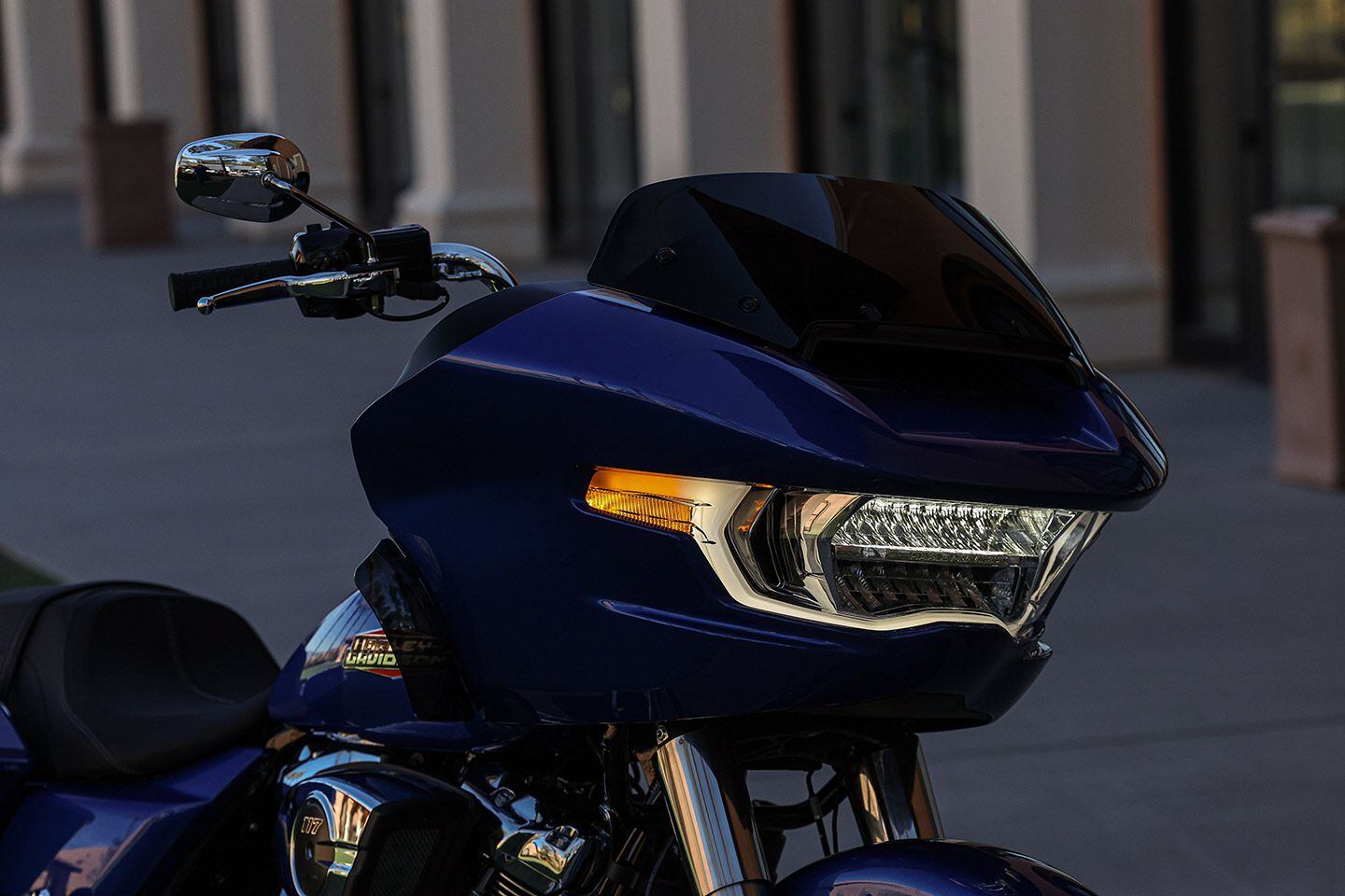 We are big fans of the Road Glide’s “lit signature.”