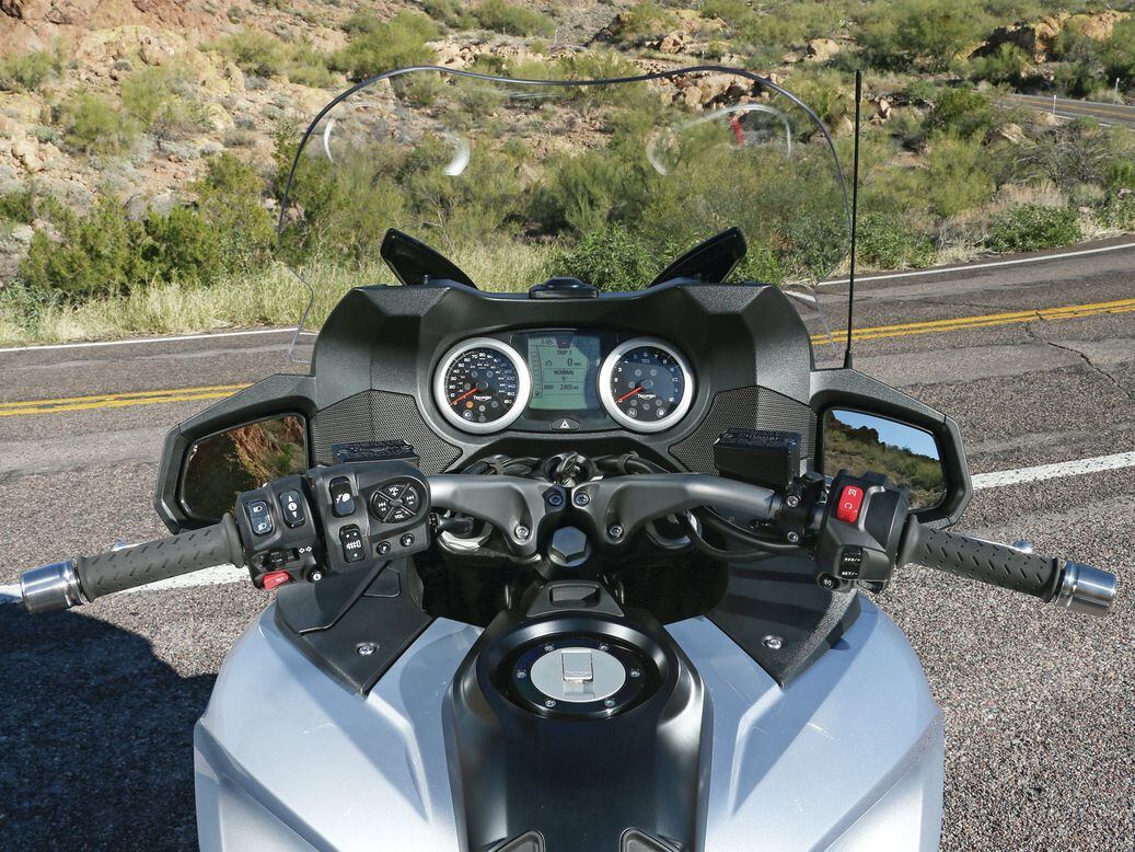 BMW K1600GT vs. Kawasaki Concours 14 vs. Triumph Trophy SE vs. Yamaha  FJR1300 | Motorcyclist