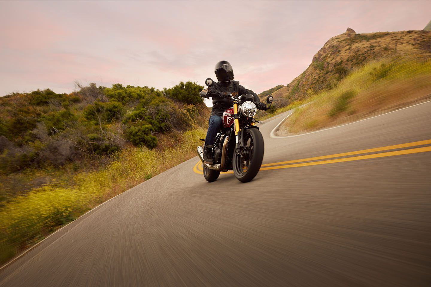 This could be you aboard the new 2024 Triumph Speed 400.