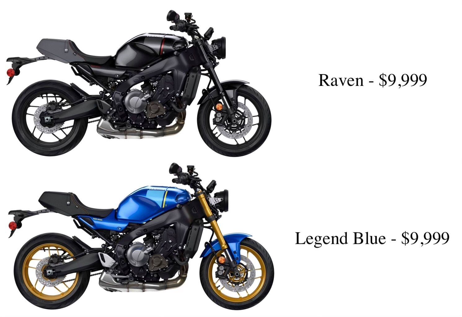 It’s hard to argue against the XSR900 in Legend Blue, but Raven is an option for those opposed to attracting attention to themselves.