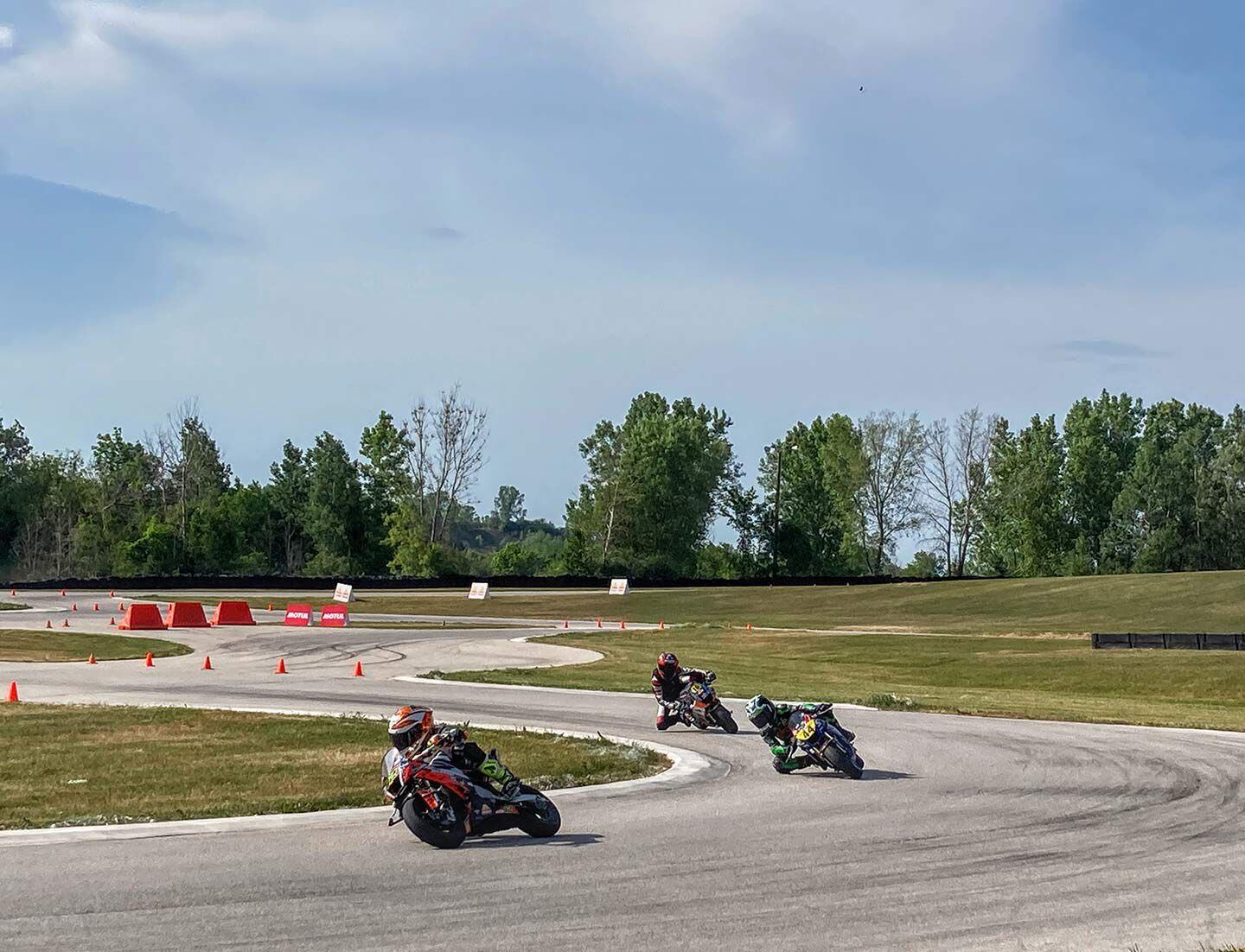 The MotoAmerica Mini Cup presented by Motul showcased 6–14 years old riders on the Briggs & Stratton Motorplex, by turns 7 and 8.