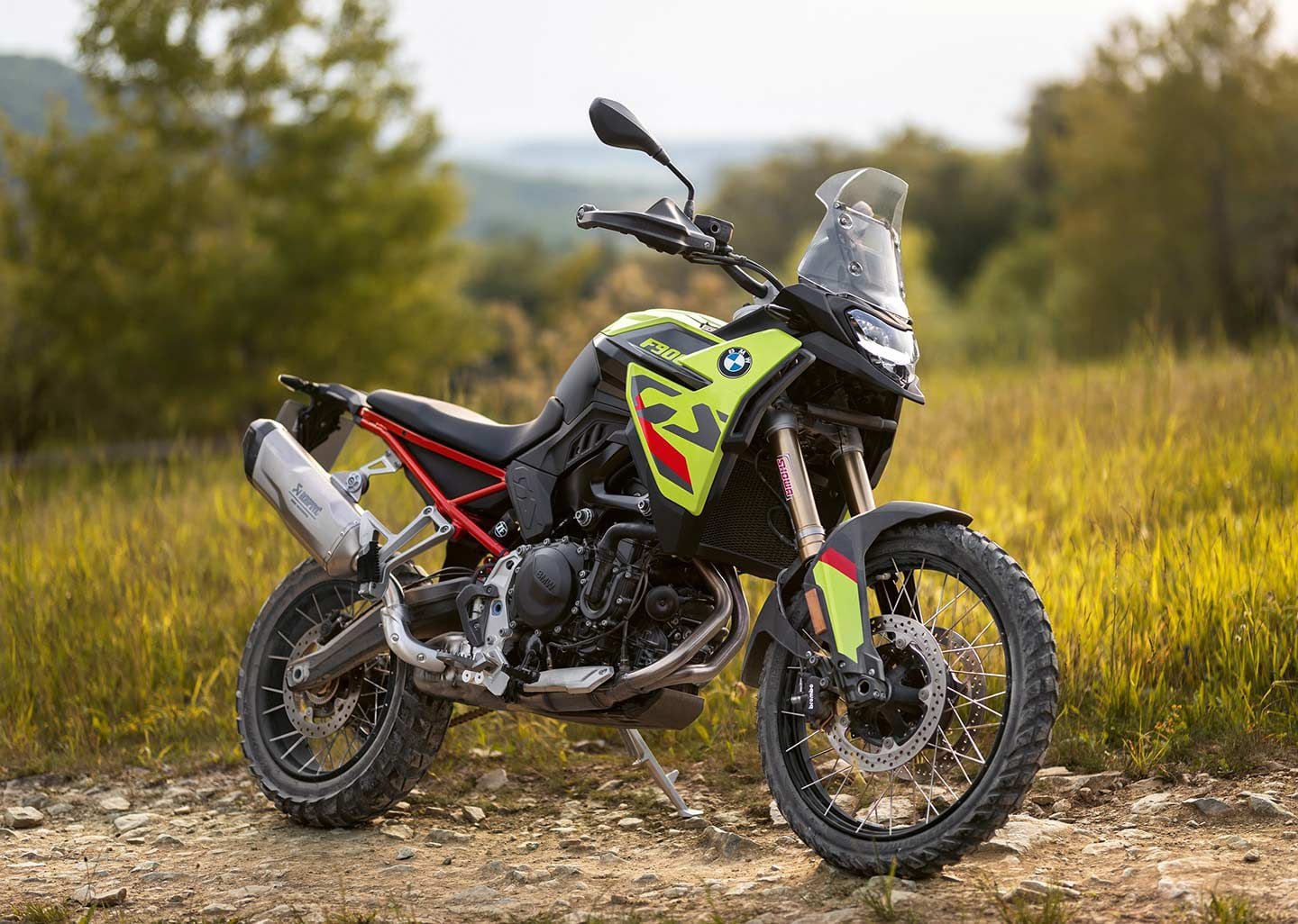 The 2024 BMW F 900 GS in Passion trim.