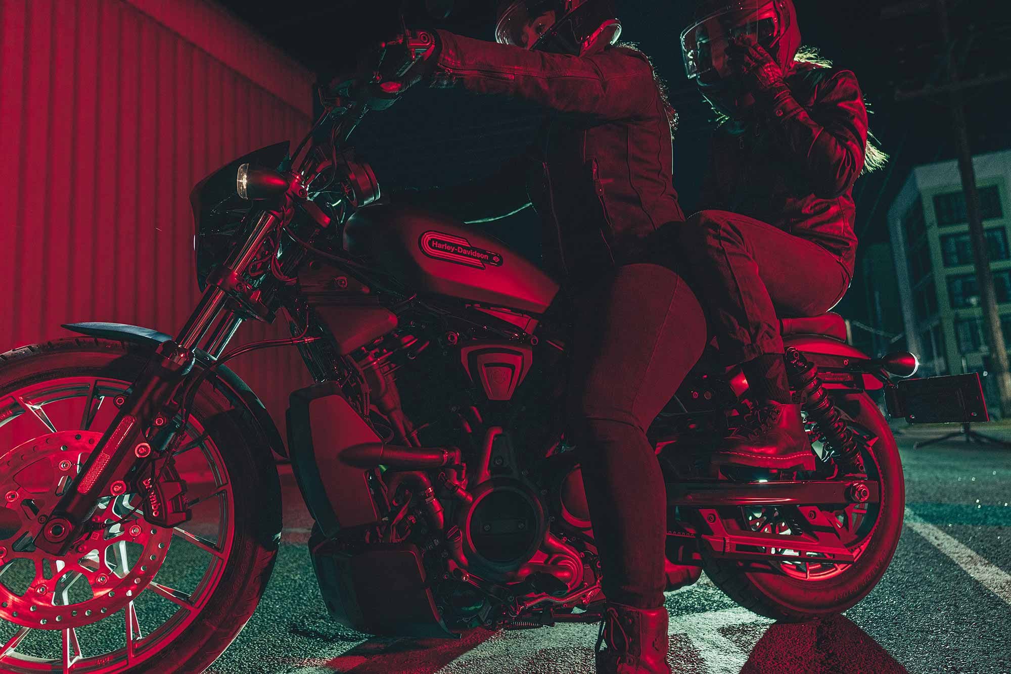 Because the night belongs to lovers (or riders): Bring either one with the newly standard passenger seat.