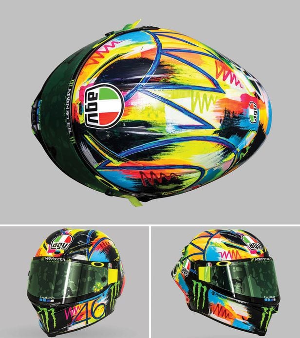 agv pista 2019 K3 Helmet - Rossi Winter Test The AGV K3 full Agv Rossi Mugello Helmet Agv