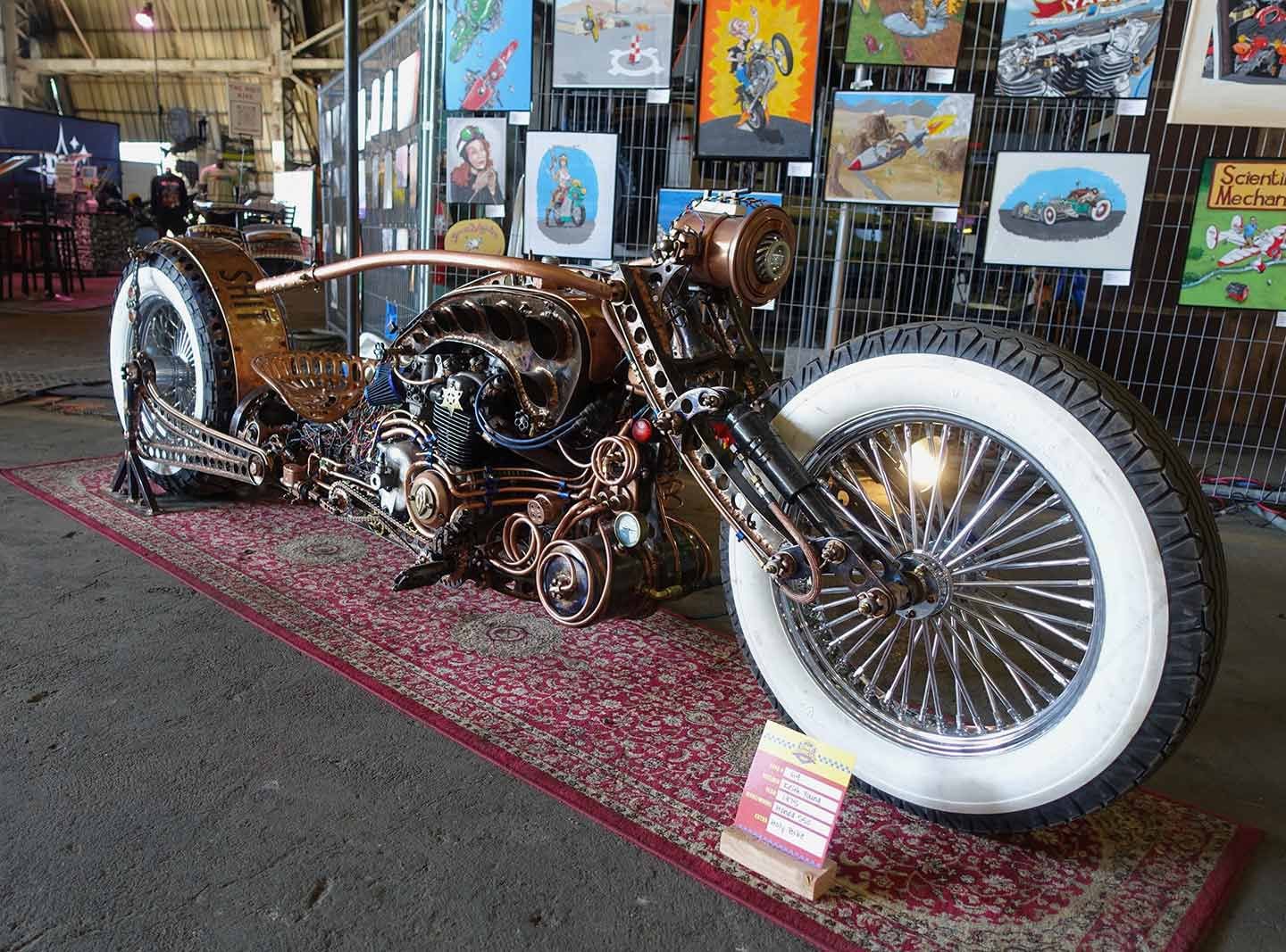 Keith Young's Honda CB550-powered 