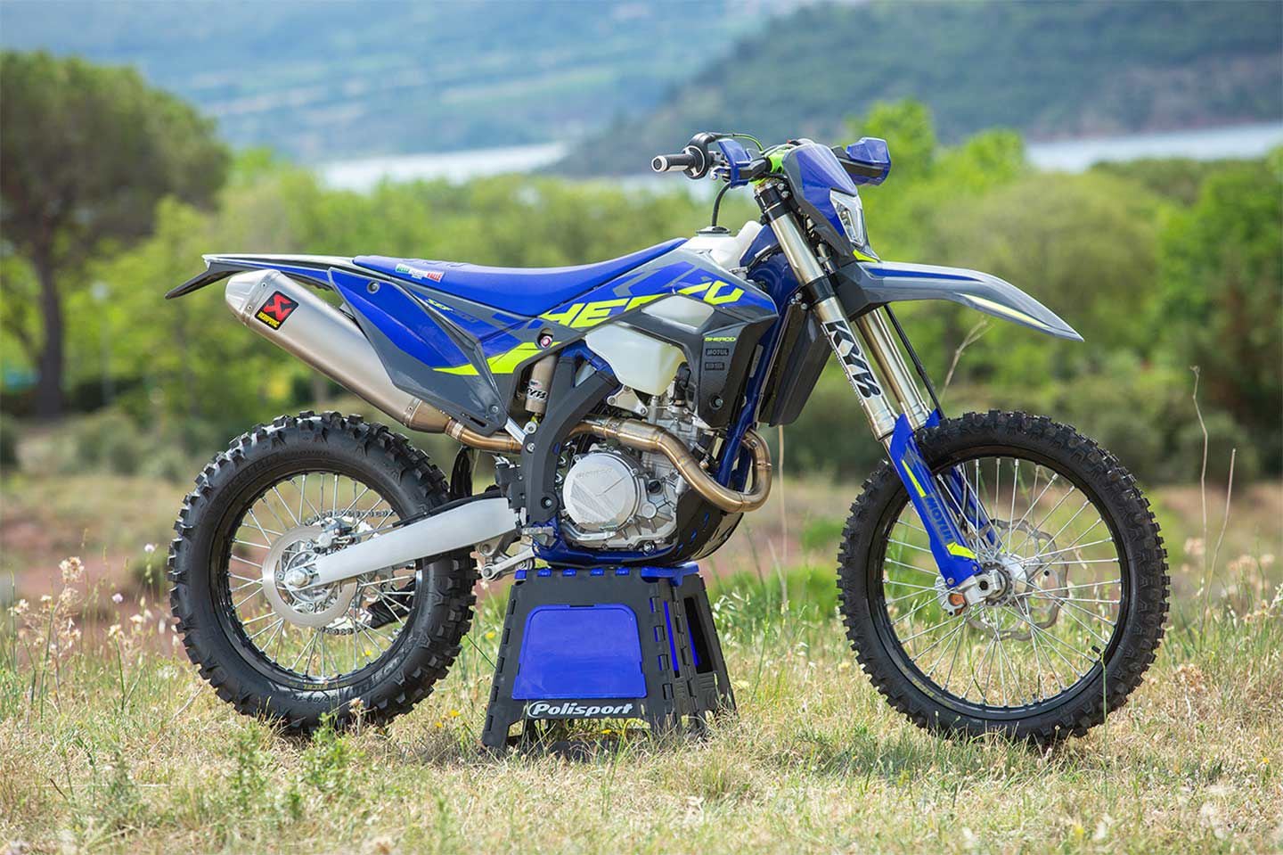 The 2024 Sherco 500 SEF Factory impatiently sits through its close-up.