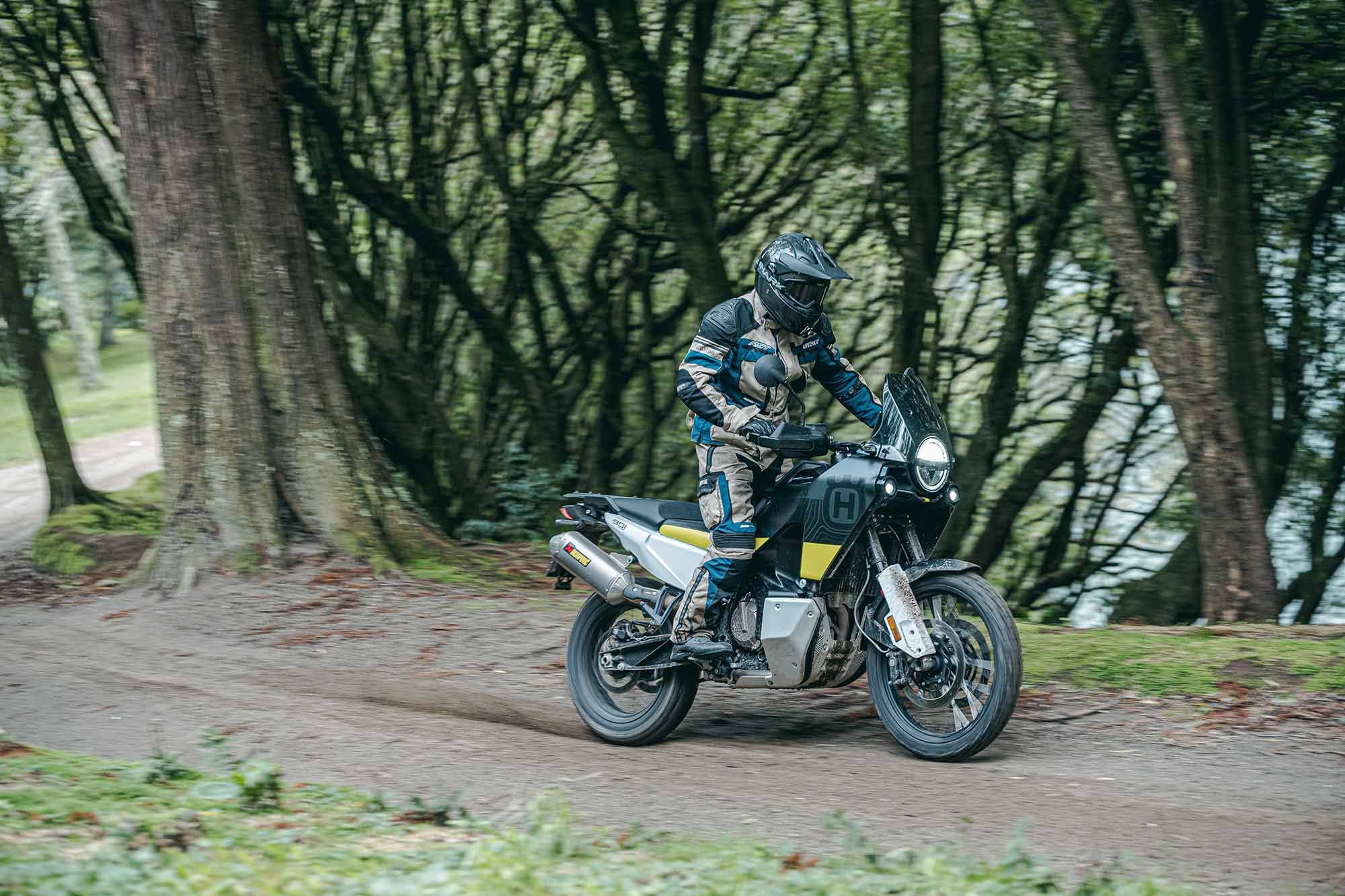 The dedicated adventure riding kit looks good and, according to the guys who rode with us, waterproof.