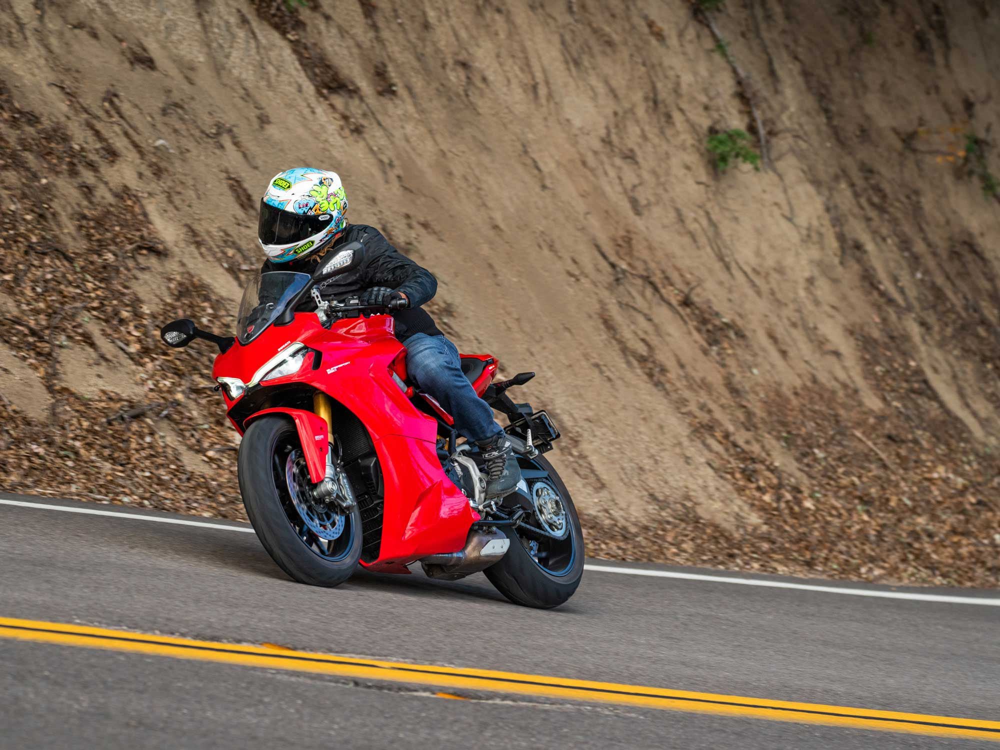 The SuperSport impresses with its light and responsive handling.
