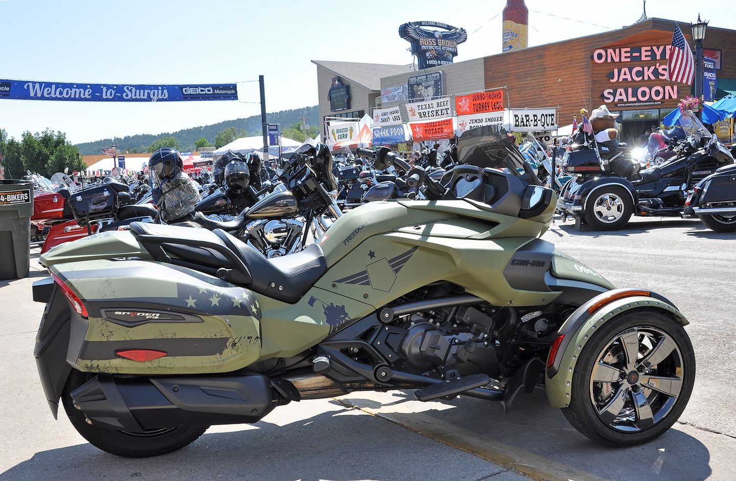 Custom CanAm Spyder Presented At Sturgis Rally Motorcyclist