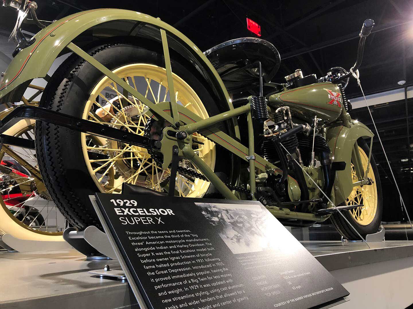 Excelsior-Henderson’s popular 1929 Super X V-twin was the final model from the big American brand before it closed its doors in 1931.