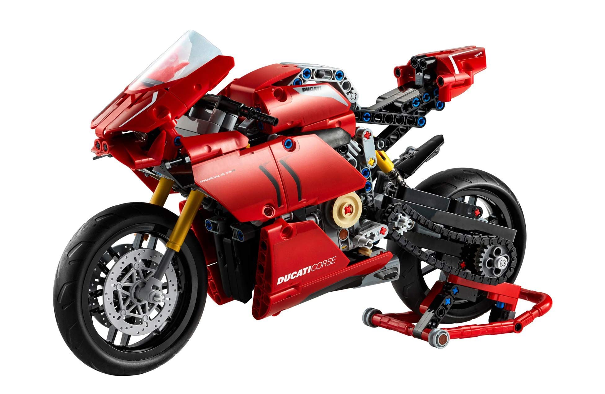 The Lego Technic Ducati Panigale V4R: No valve adjustment or break-in period required.