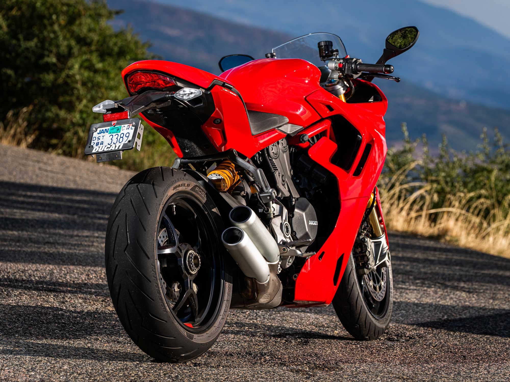 The SuperSport S is certainly a looker when viewed from any angle.