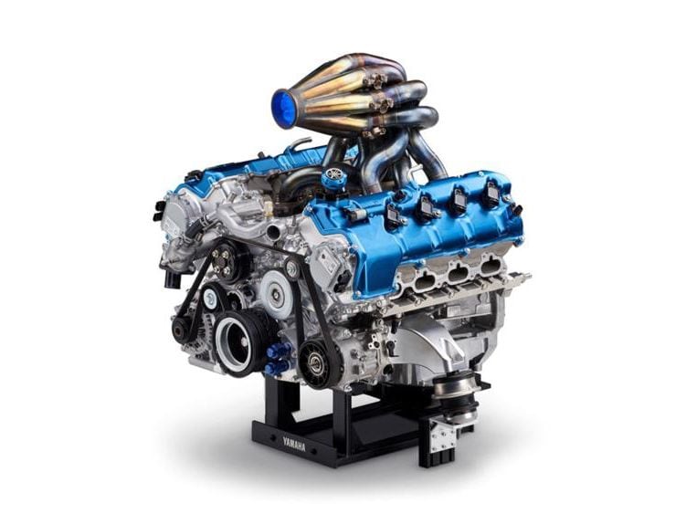 Yamaha Motor Unveils Hydrogen-Powered V-8 Combustion Engine