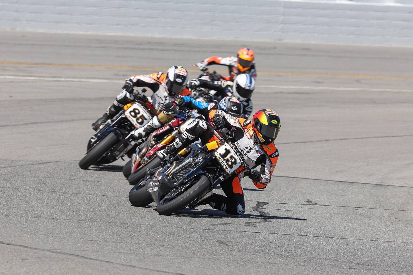 Team Saddlemen rider Cory West rode a race-prepped Harley-Davidson Pan America 1250 Special to victory and topped an all-Harley podium in the second race of the SuperHooligan series at Daytona.