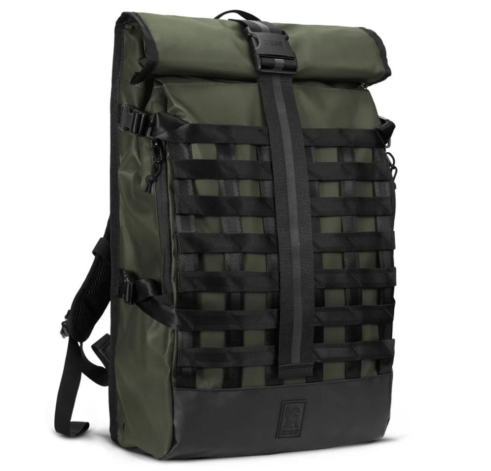 Great for riders and non-riders, the Chrome Barrage Freight backpack.