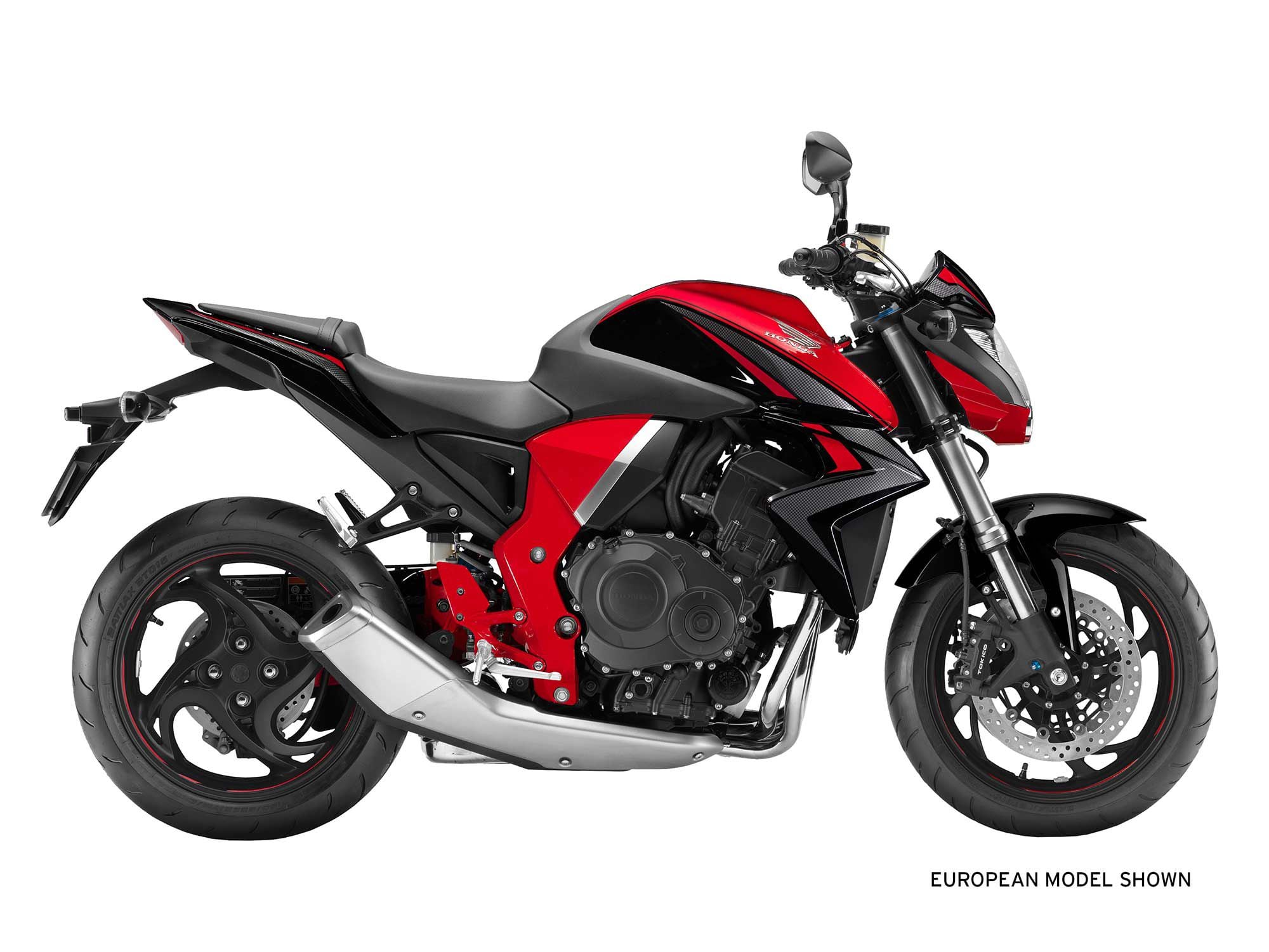 Since no other images of the 2023 CB1000R were available, here’s an official image of the 2015 Honda CB1000R.