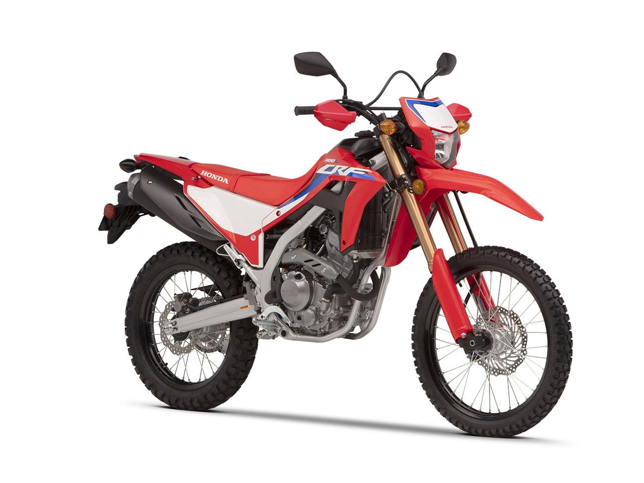Big Red styled the CRF300L to look similar to models in its CRF Performance line such as the CRF450X.