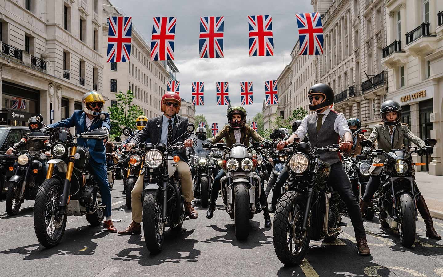 Of course, DGR happens in the UK. Distinguished gentlemen riders in London, England.