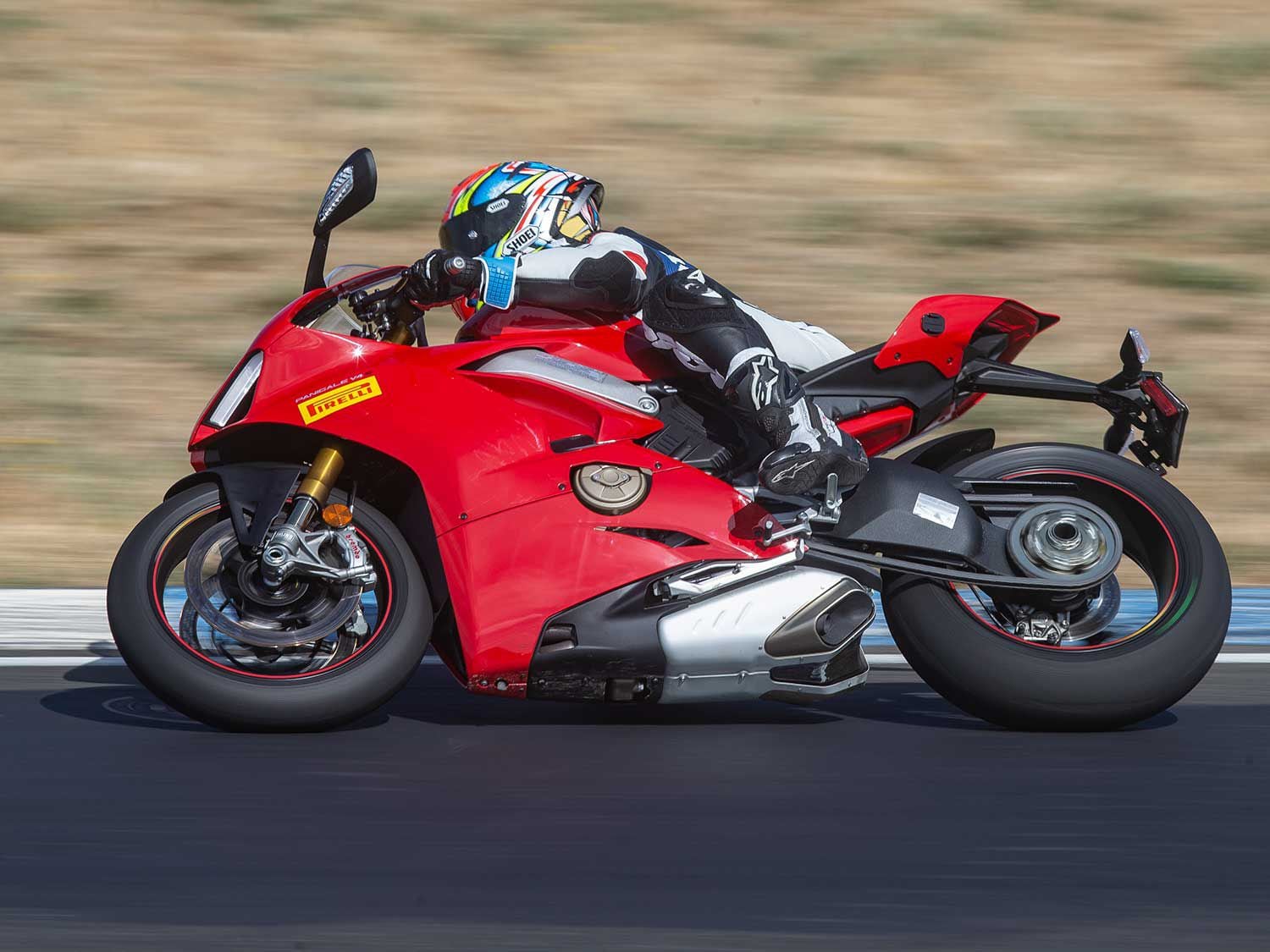 As usual, Ducati’s red-hot Panigale V4 makes our fastest production motorcycle list.