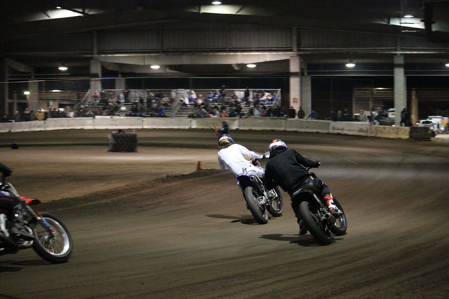 The track was tacky and the racing was fast at Salem Indoor Speedway as riders competed for cash prizes at the Cherry City Classic.