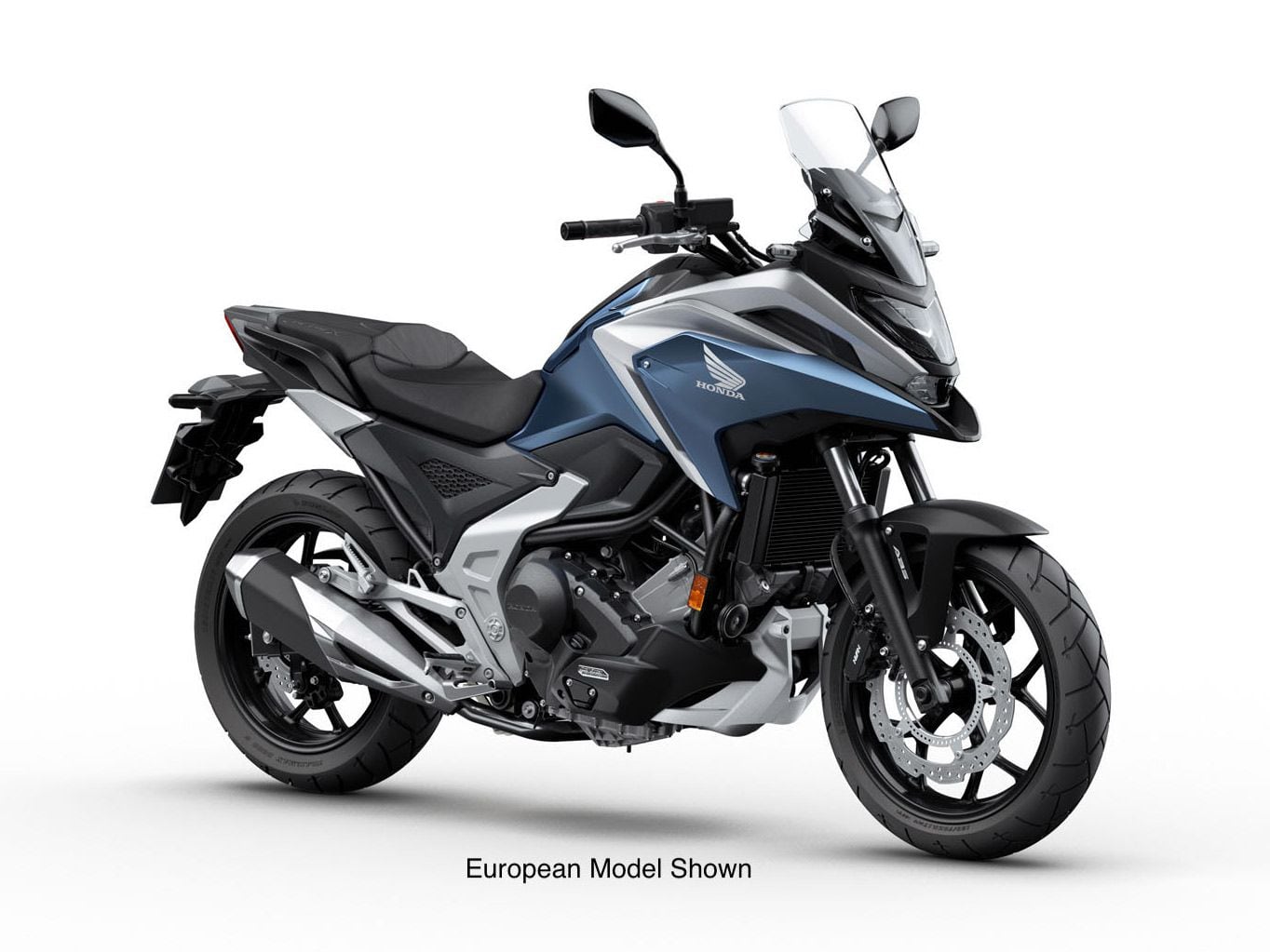 The cost-savings emphasis on efficiency of Honda’s NC750X starts with things like not updating media photography and reusing 2023 European product photography. Well played, Honda.