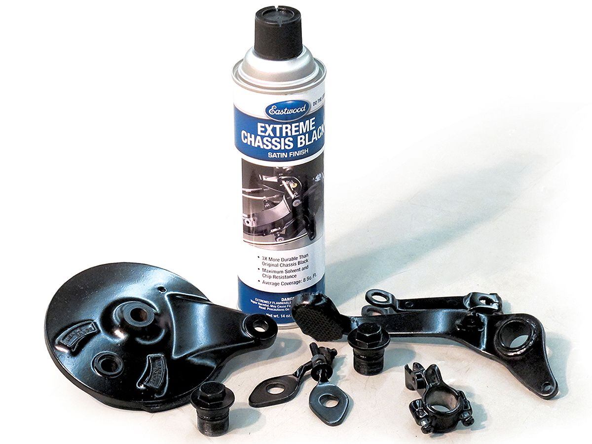 MC TESTED Eastwood Extreme Chassis Black Spray Paint Motorcyclist