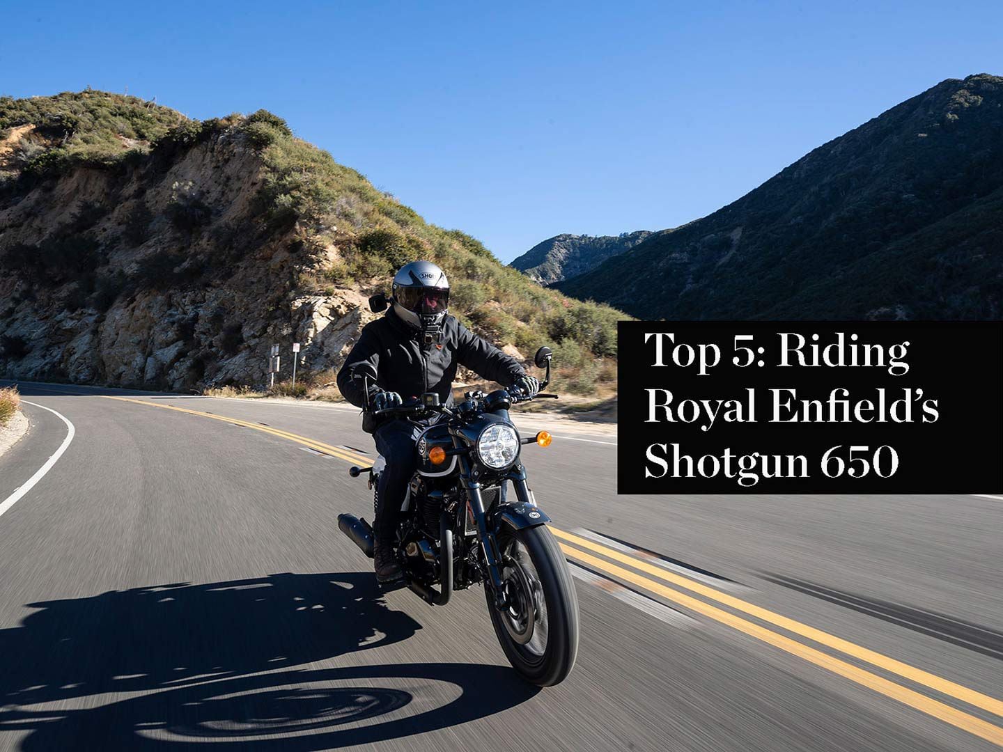 Top 5 Reasons We Like Riding Royal Enfield's Shotgun 650 – Motorcyclist