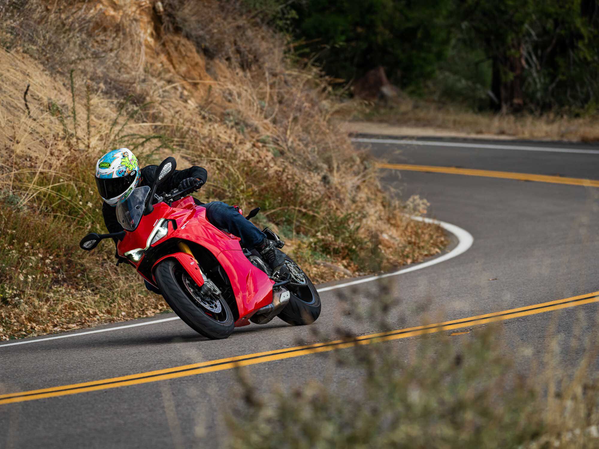 We go for a ride aboard Ducati’s comfy SuperSport 950 S ($16,395).