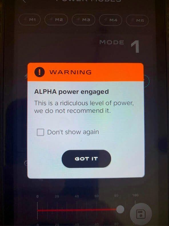 Even UI/UX designers have a sense of humor. But it’s a serious question. Alpha mode unlocks 80 hp.
