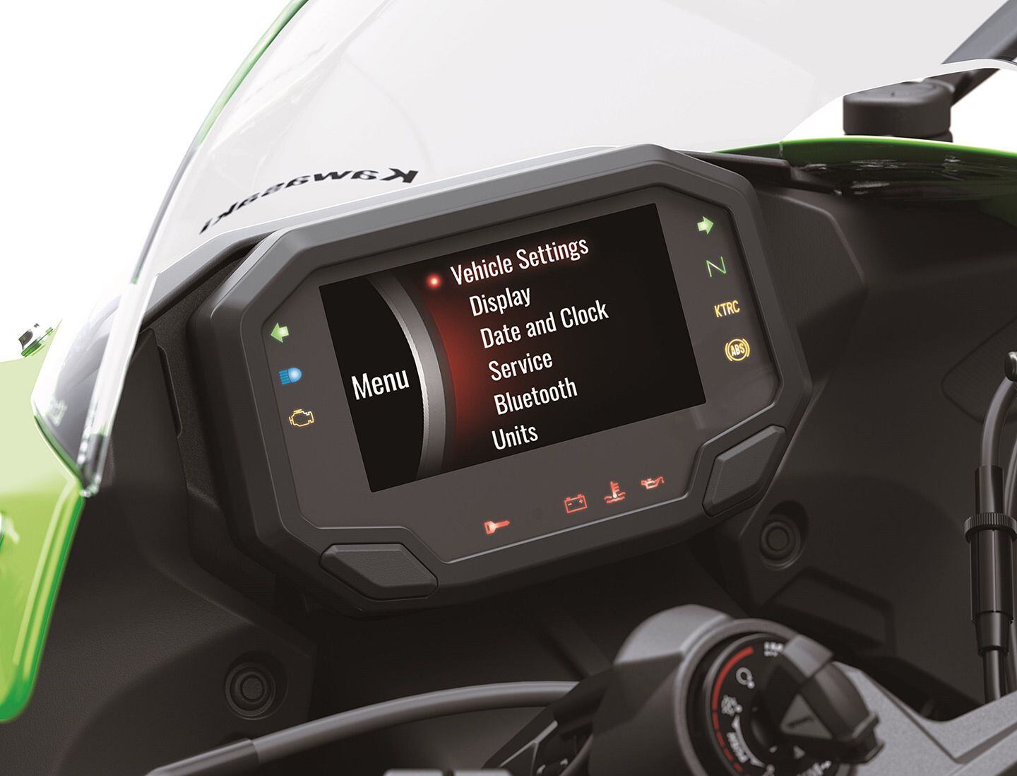 A new 4.3-inch TFT dash allows riders to access four ride modes and tweak traction control settings as well as connecting to their phone.