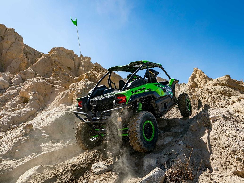 While many motorcycle riders might scoff at the idea of having a good time in a four-wheeled cage like the 2020 Kawasaki Teryx KRX 1000, the fact remains that it is an absolute blast to drive.