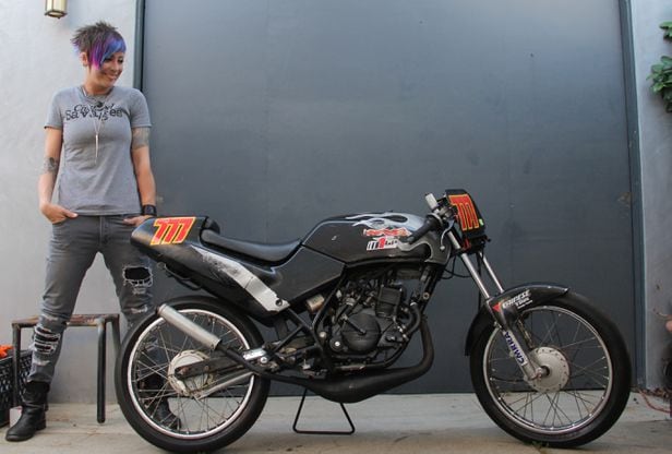 HONDA NS50F カスタム Shannon Deane's 1990 Honda NS50F | Motorcyclist