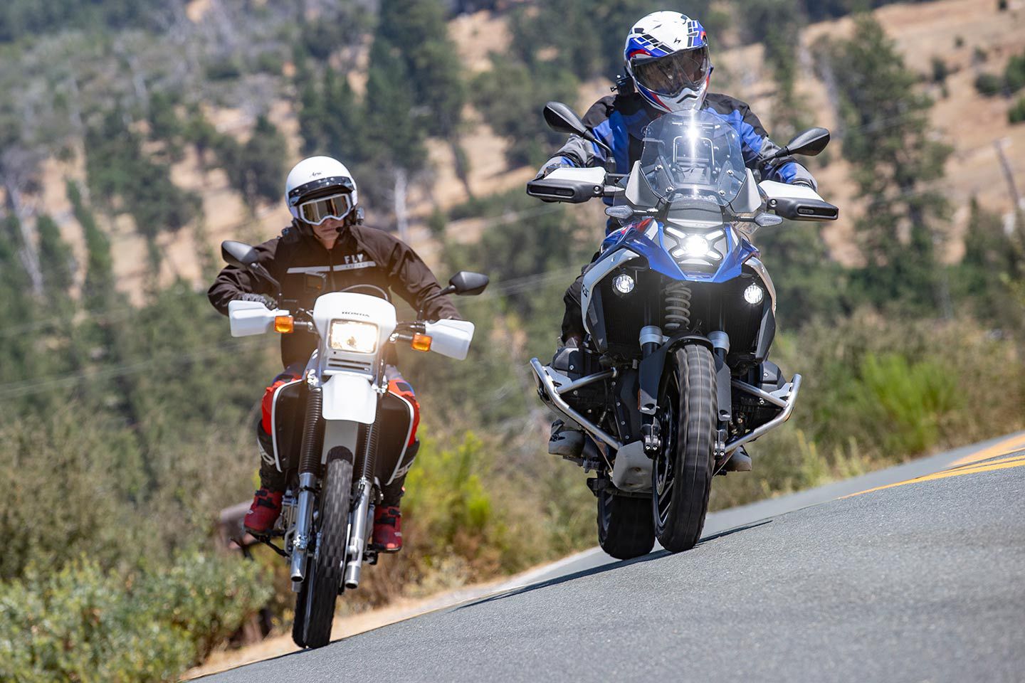Cheap vs. Expensive Adventure: Honda XR650L & BMW R 1300 GS | Motorcyclist
