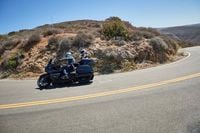 2021 honda gold wing tour dct cornering on the road