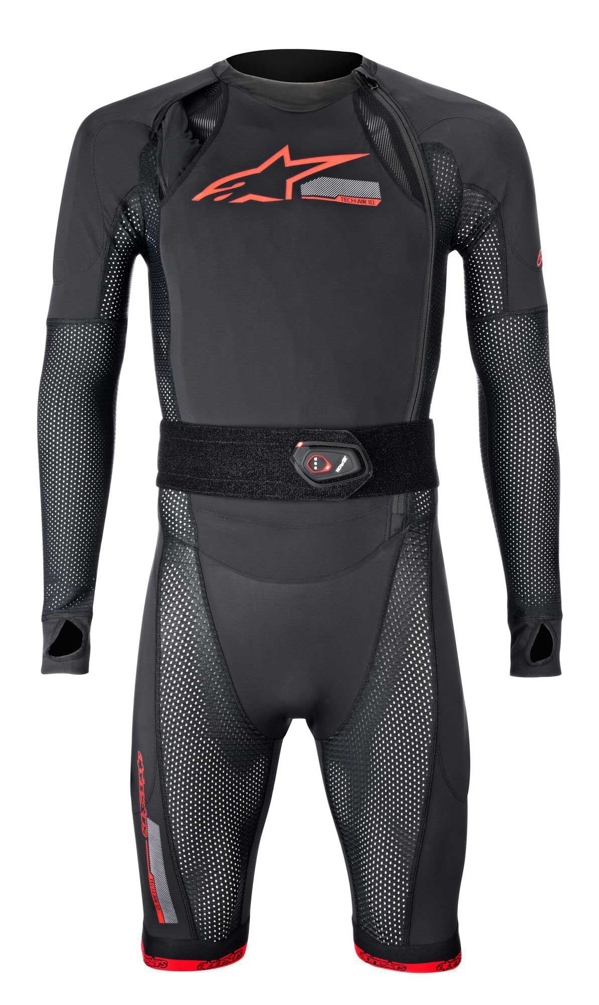 Racers and trackday riders can use the Tech-Air 10 under just about any riding suit as long as there’s appropriate clearance in the chest and hips.