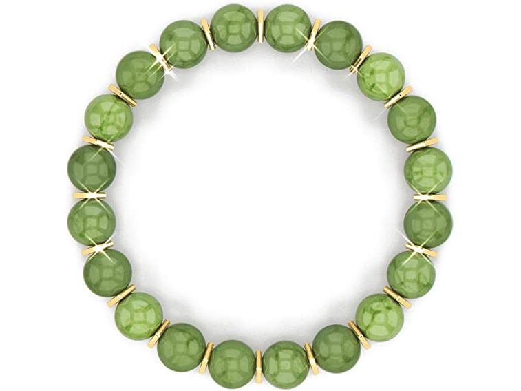 If your mom is into crystals and spiritual energies, a green jade bracelet is a great way to show her you have her back on her next ride.