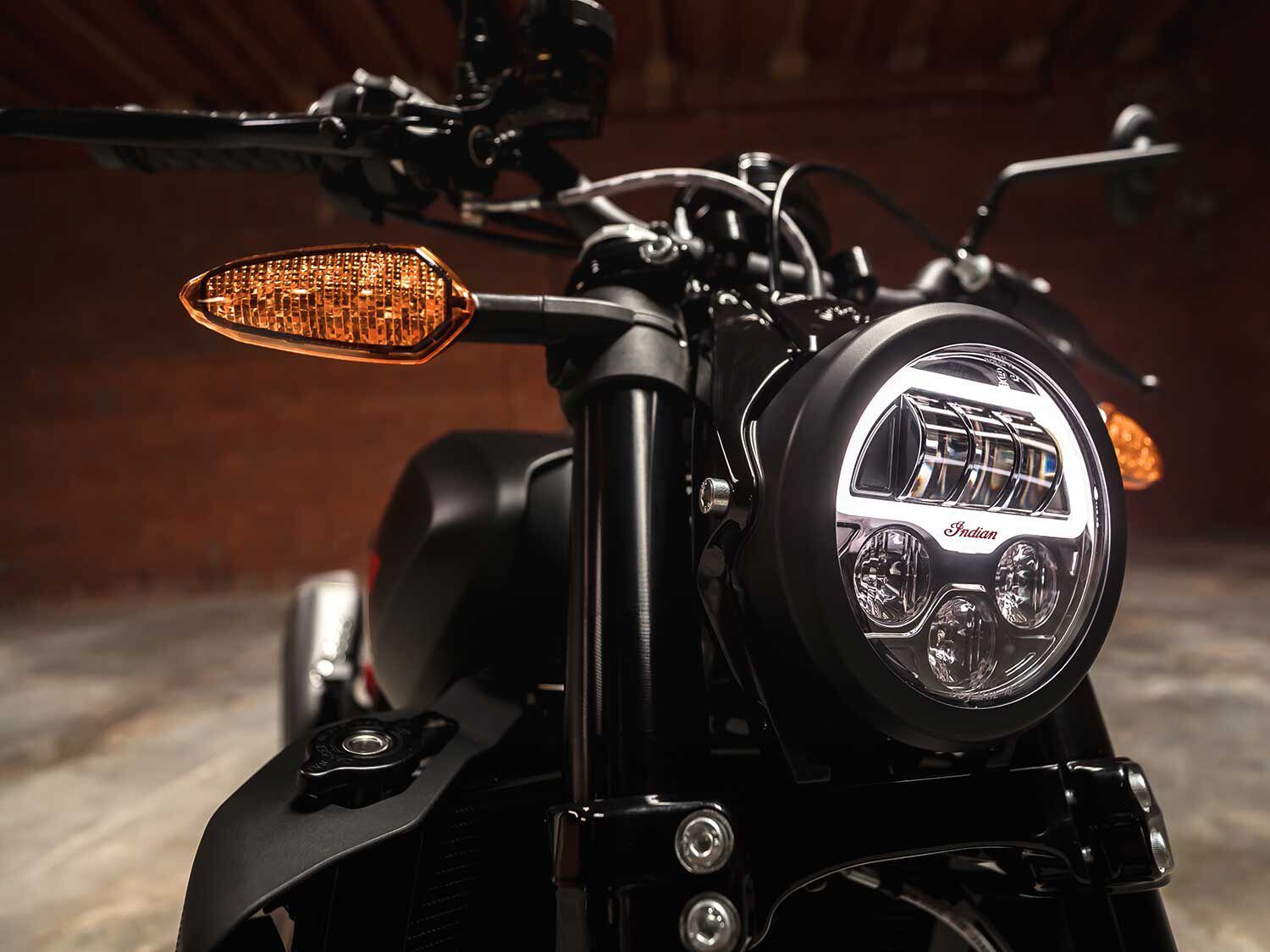 Although it’s hard to tell in this photo, Indian Motorcycle says the ProTaper handlebar is 1.5 inches narrower than before. To be fair, we didn’t think the original setup was too wide.