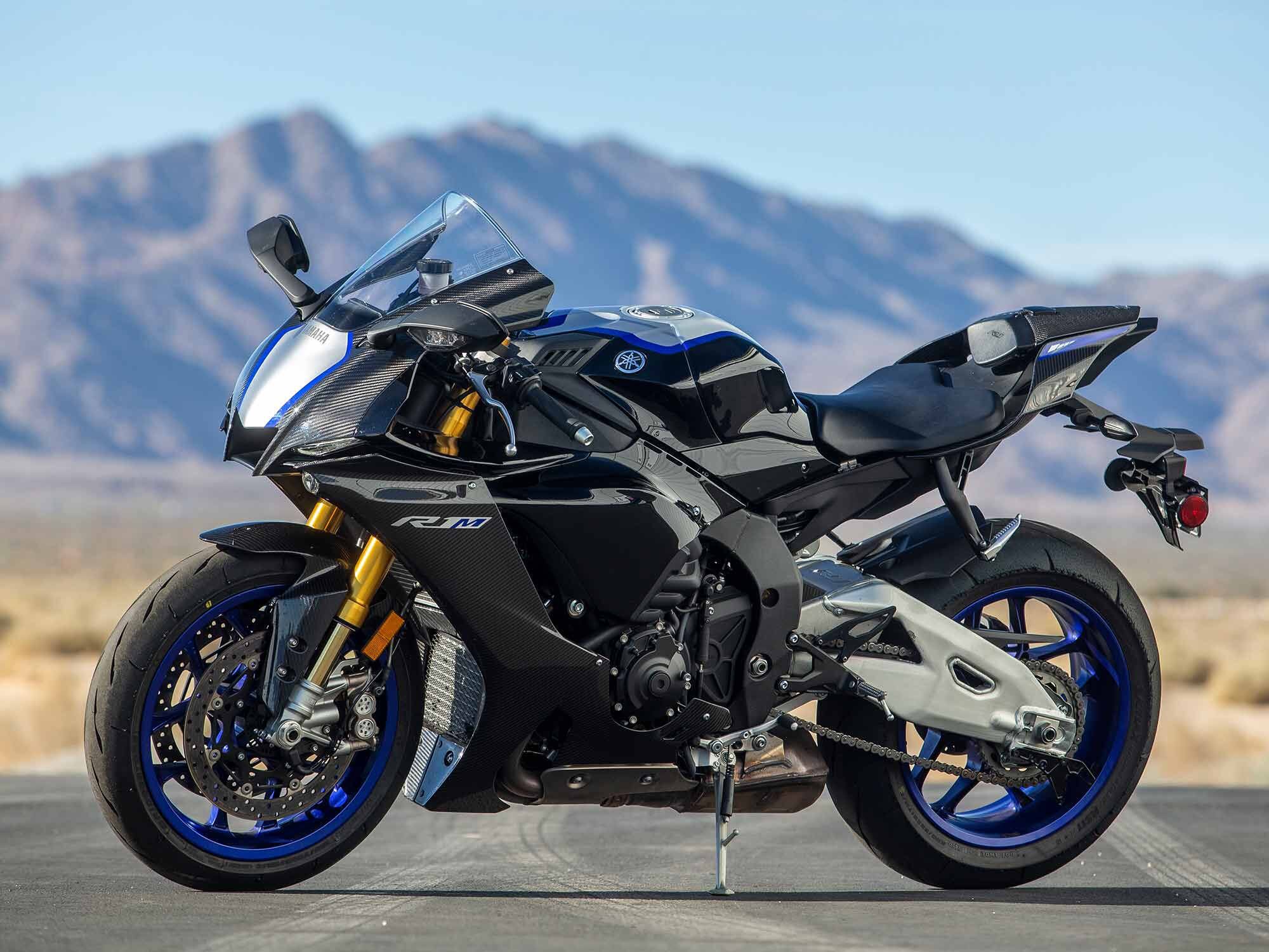 Yamaha’s 2021 YZF-R1M ($26,099) continues to be pure excellence. We love the function and versatility of its Öhlins semi-active suspension.