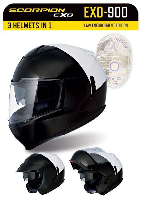 scorpion 900 helmet Scorpion's Police Special