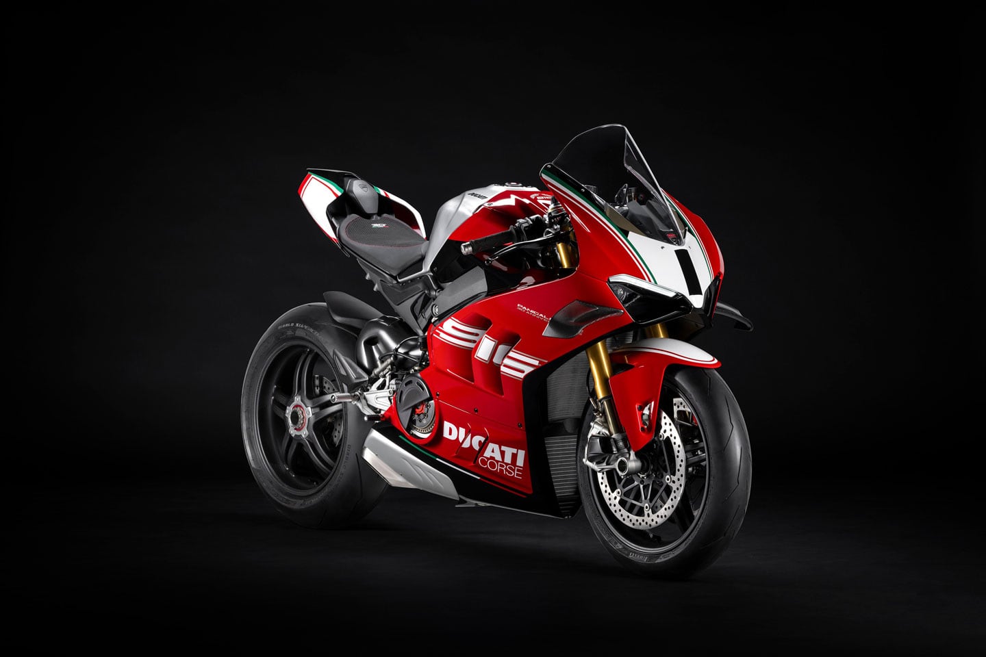 The Panigale V4 SP2 30th Anniversario 916 is a mouthful of a name, but the bike is a heck of a way to celebrate the motorcycle that charted the future course of the Borgo Panigale brand. The tricolore framing the number plate brings back all sorts of memories of Ducati's superbike glory days.