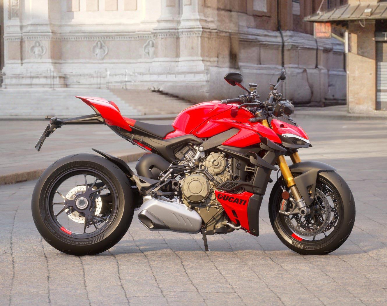 Still setting the standard for sporty nakeds, the Streetfighter V4 is an absolute beast on the road or track (especially in S trim).