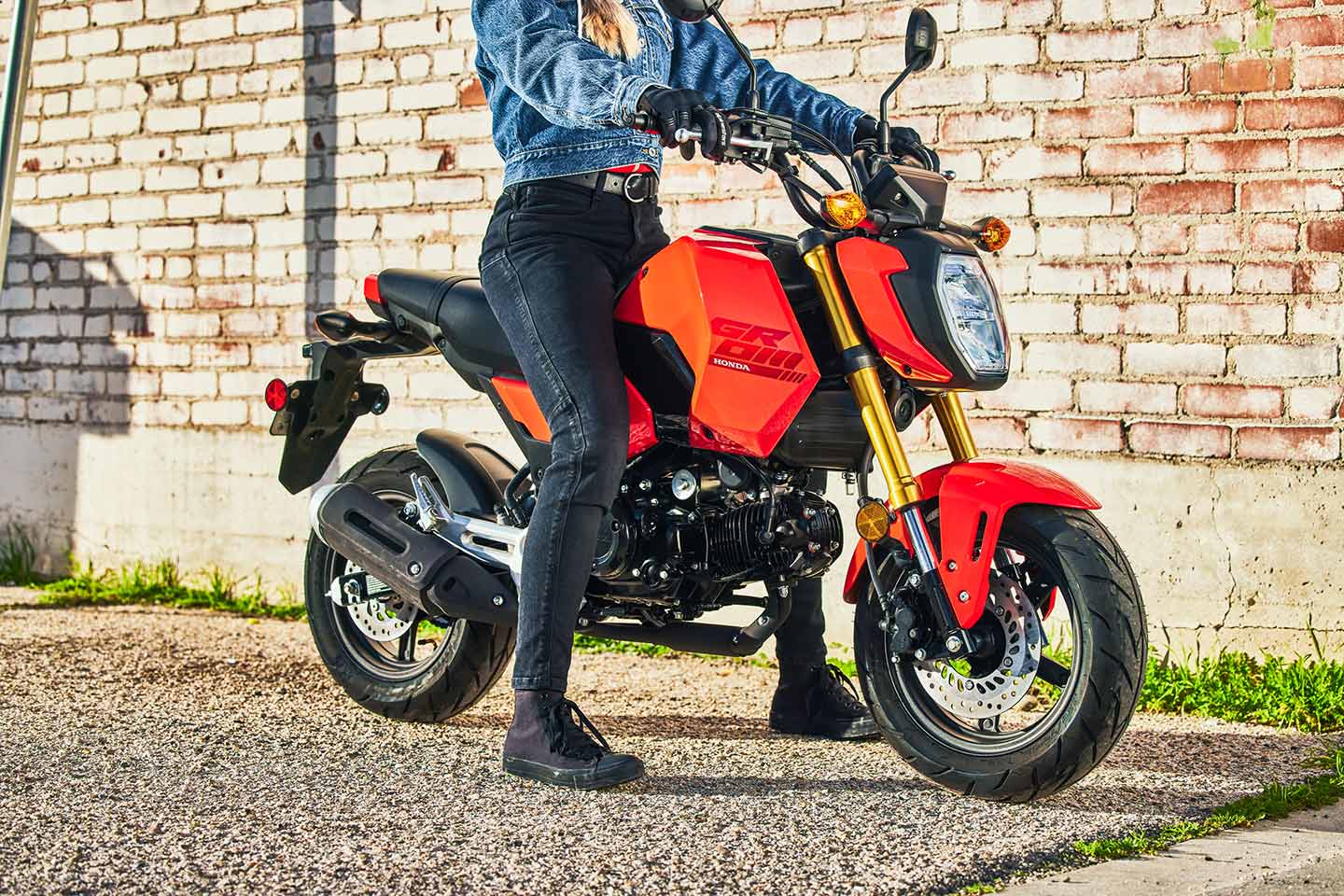 Honda claims that nearly all the bodywork on the 2025 Grom is revised.