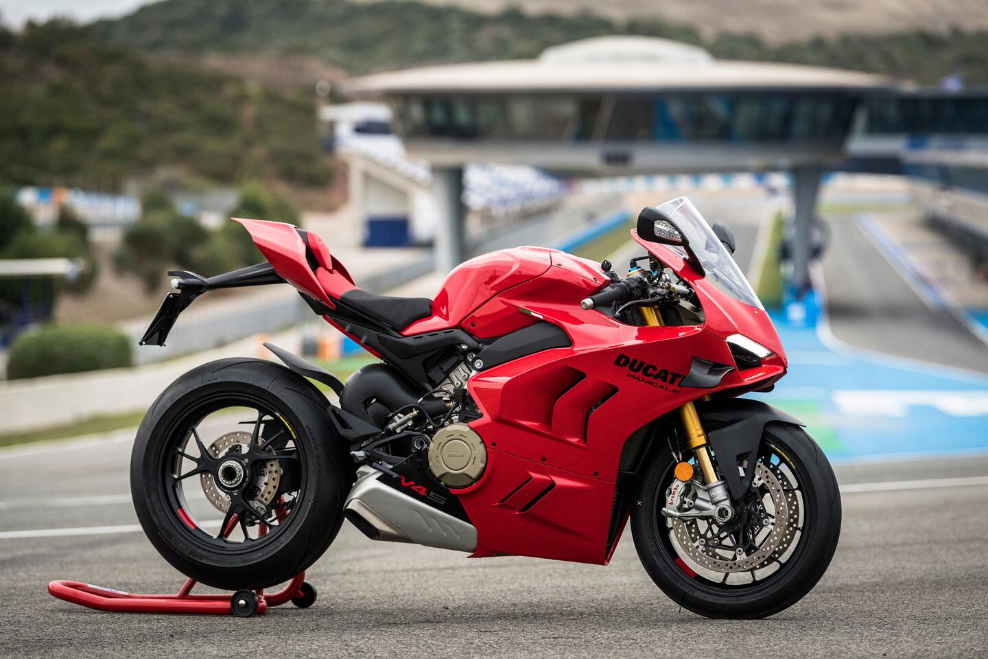 The Panigale V4 S at Circuito de Jerez Ángel Nieto.