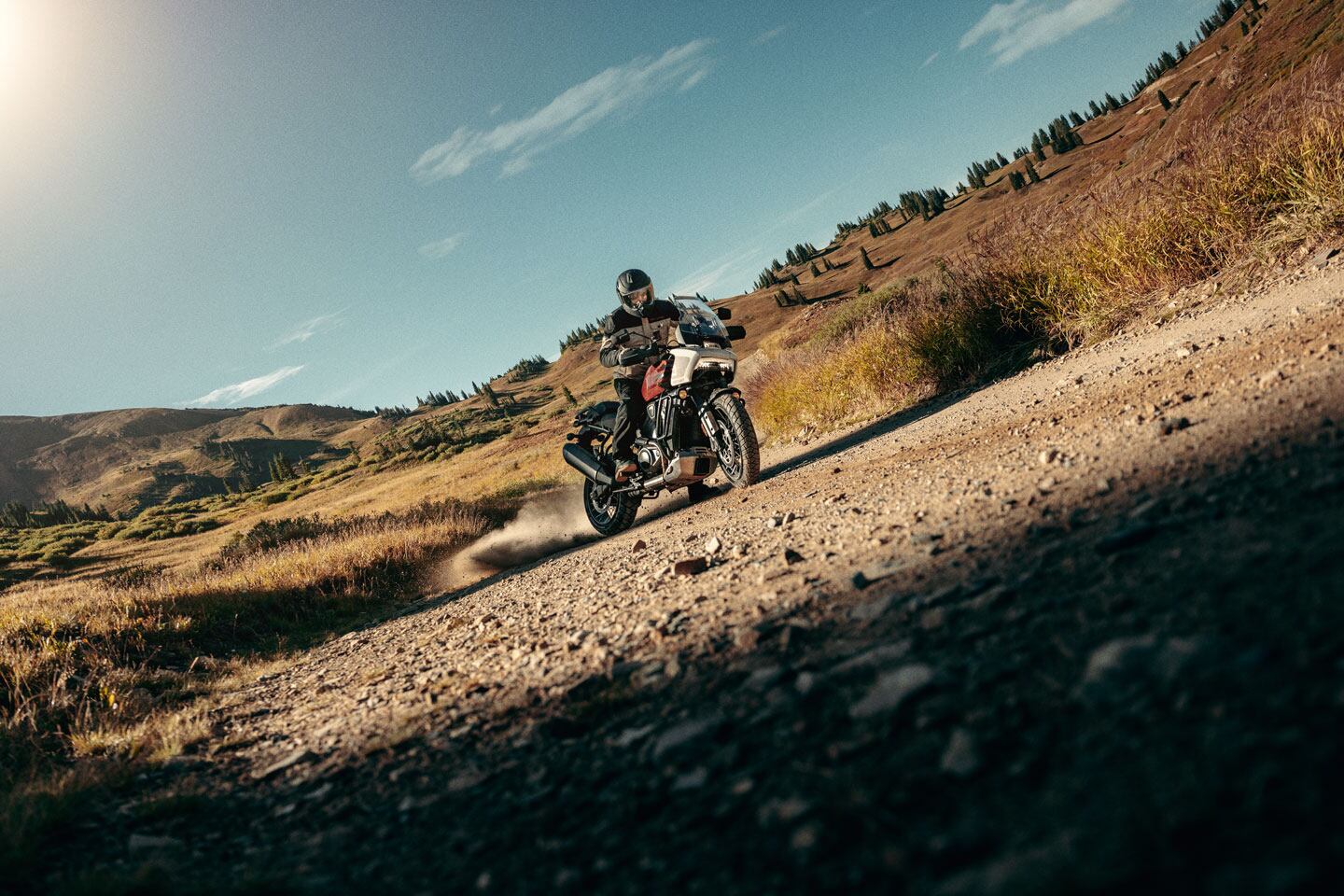 The Pan America's lack of a quickshifter may not be a deal breaker for most riders, but it's certainly an omission on a motorcycle in the open-class ADV-tourer category.