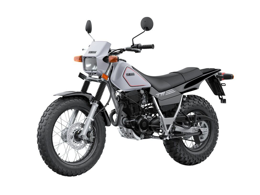 Oversize tires and plush saddle act as a secondary suspension element and help give the TW its easily recognizable profile.