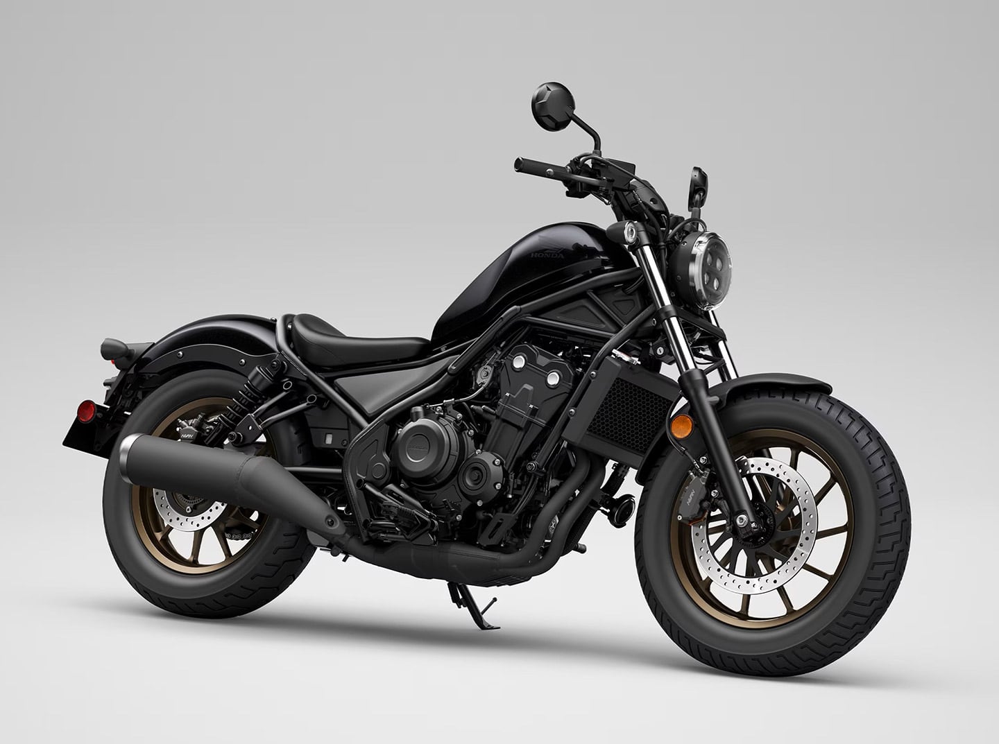 You'll find Honda's Rebel 500 on these lists almost every year, thanks to a smooth, torquey parallel-twin engine, a robust set of features, and great styling.