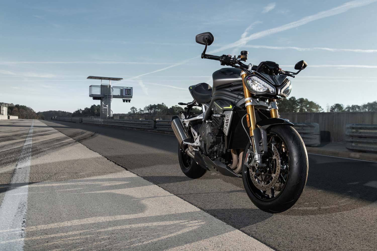We swing a leg over Triumph’s Speed Triple 1200 RS in this motorcycle review.