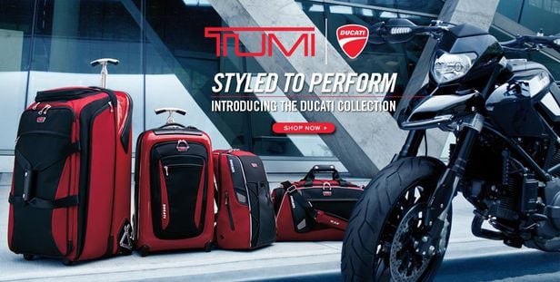 Tumi and Ducati Celebrate Shared Passion for Design Excellence