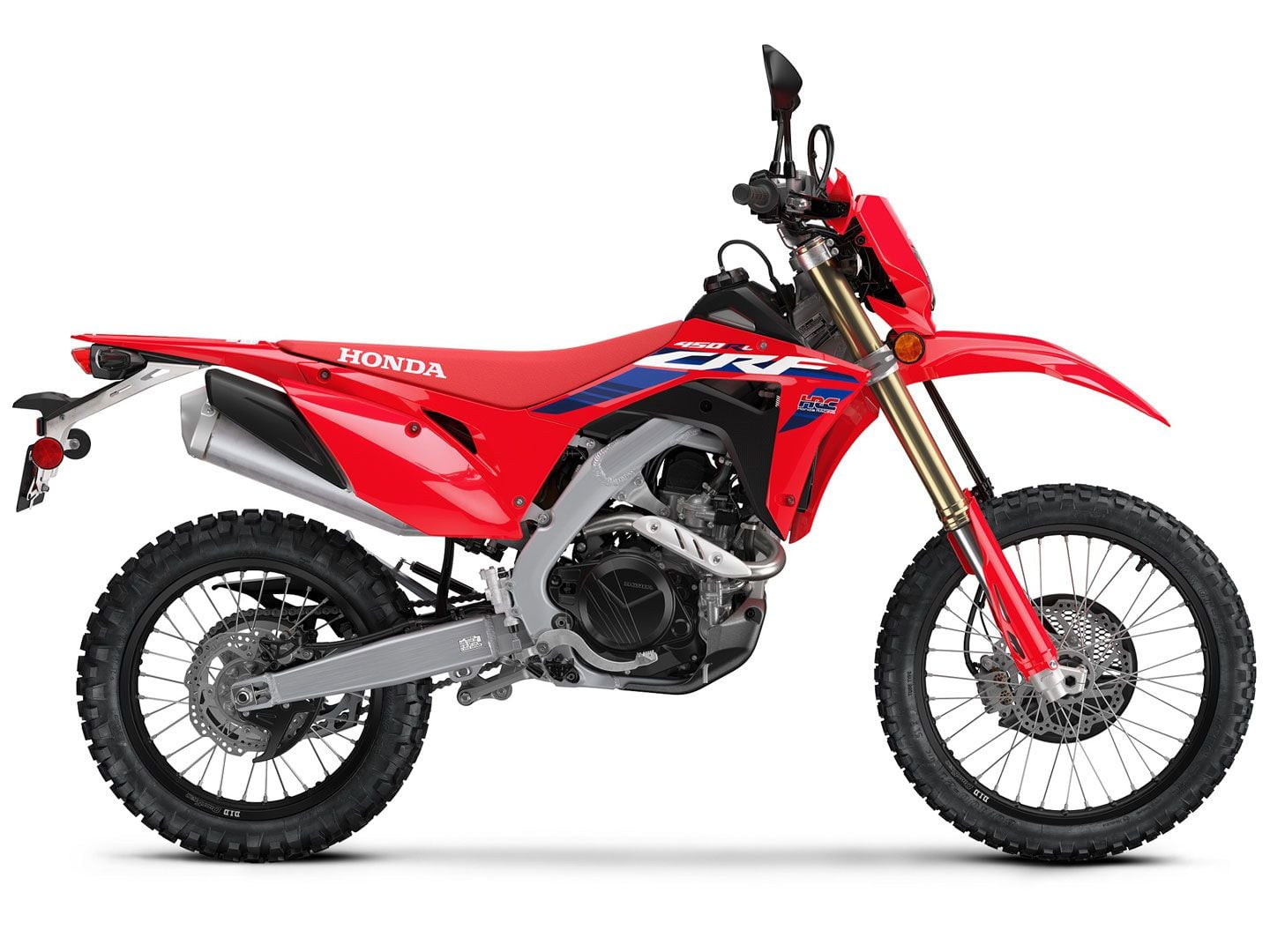 Honda's CRF450RL shares components with the excellent CFR450R motocrosser, and is a fantastic all-rounder right out of the box.