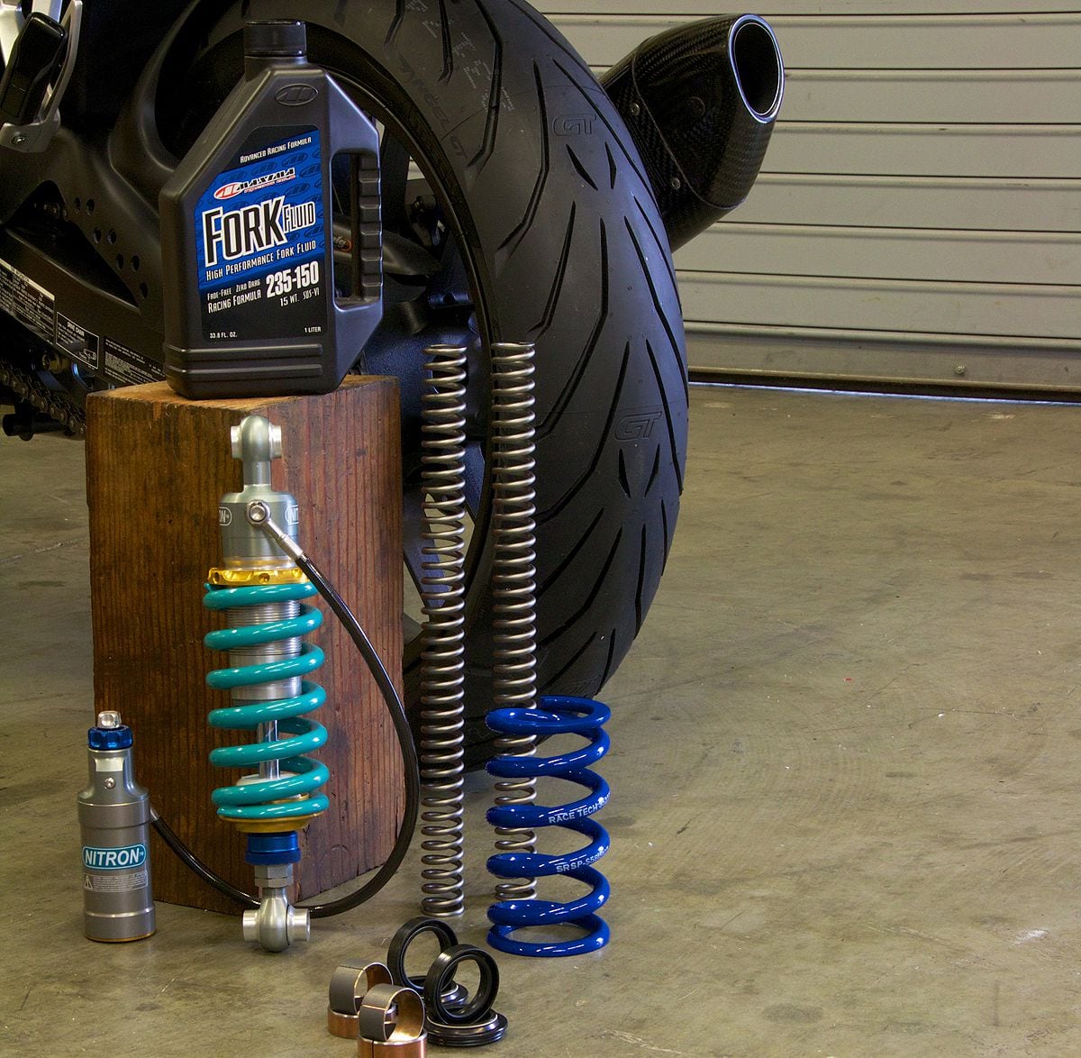 NEW PRODUCTS Motorcycle Suspension Parts, Tires, Forl Oil Motorcyclist